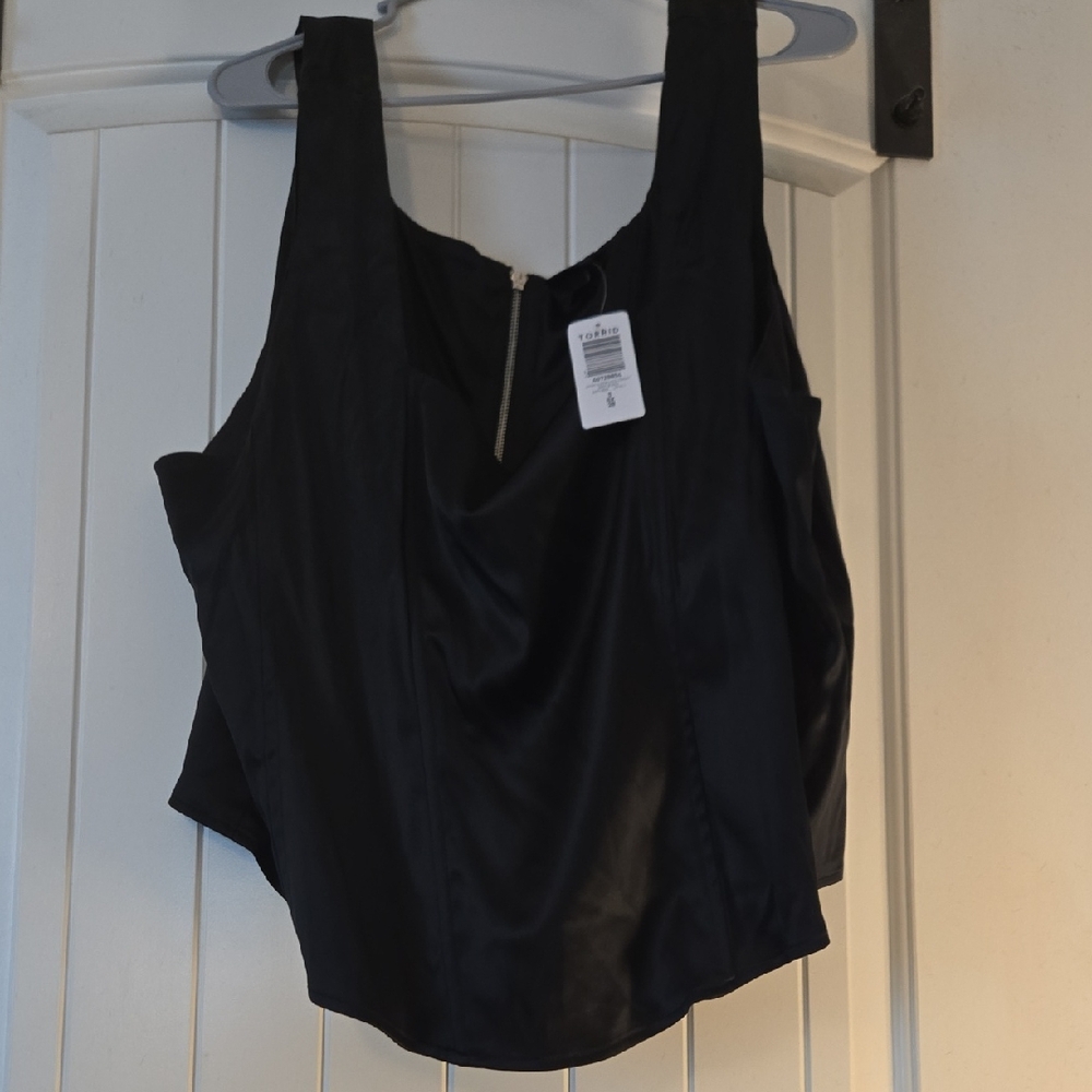 Torrid Elegant Black Sleeveless Top